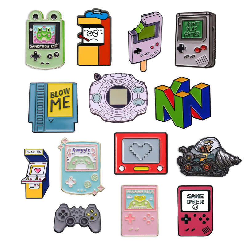 Gaming Console Old School - Kreskówka kreatywna cyfrowa konsola do gier