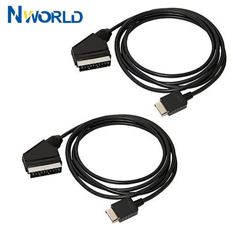 Gaming Console For Tv Xbox - 2 szt./lot Kabel RGB SCART 1.8m