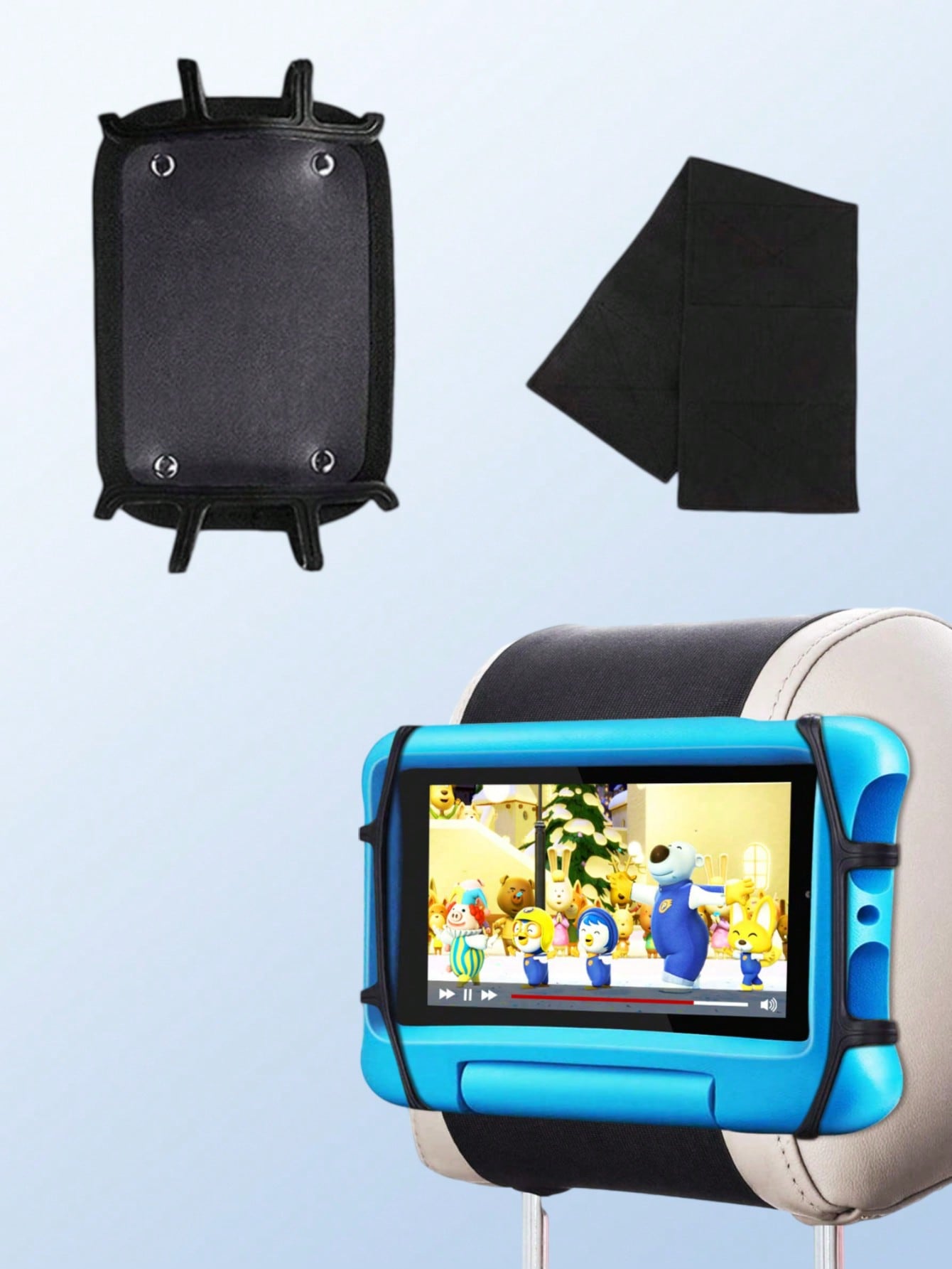 Gaming Console In Car - Uchwyt na tablet do zagłówka samochodowego