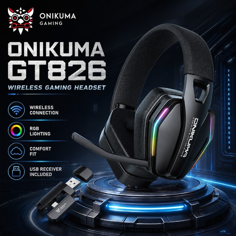 Gaming Console In Amazon - Bezprzewodowy zestaw słuchawkowy do gier ONIKUMA