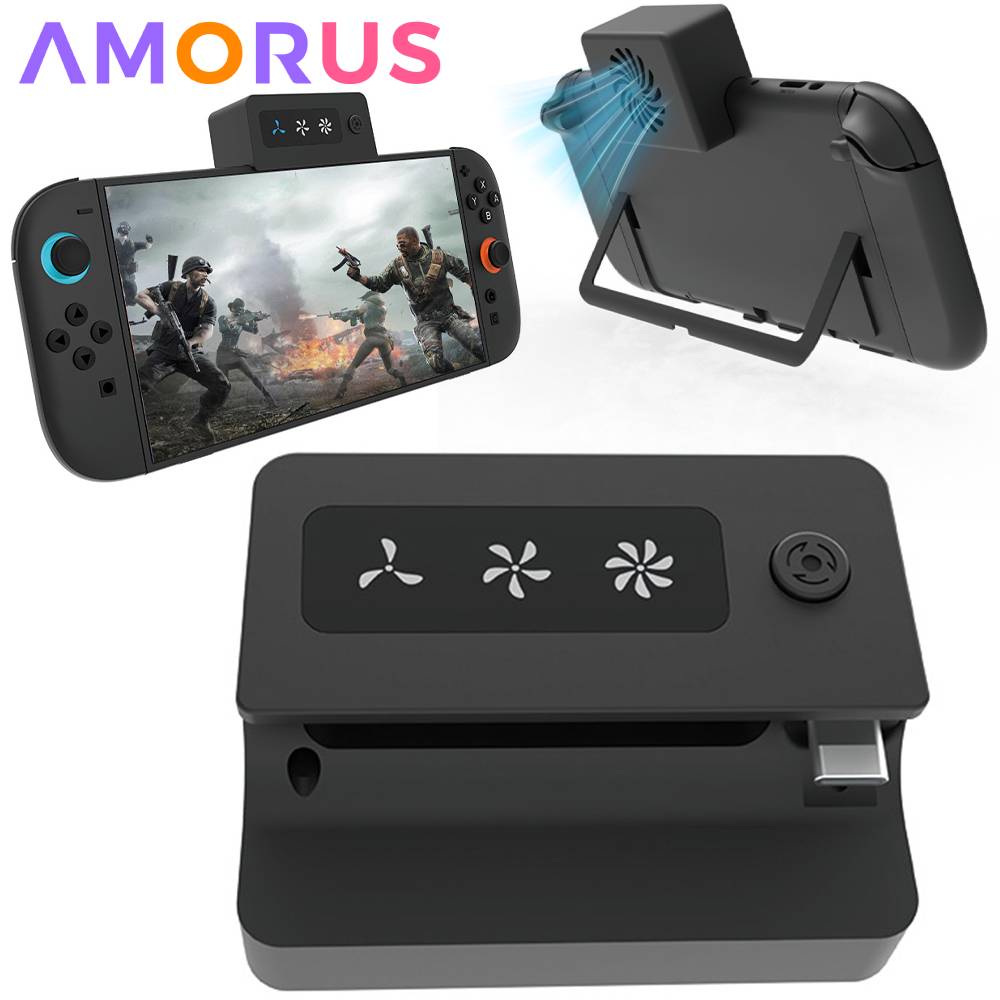 Console Cooling Fan - Przenośny wentylator chłodzący do Switch 2,