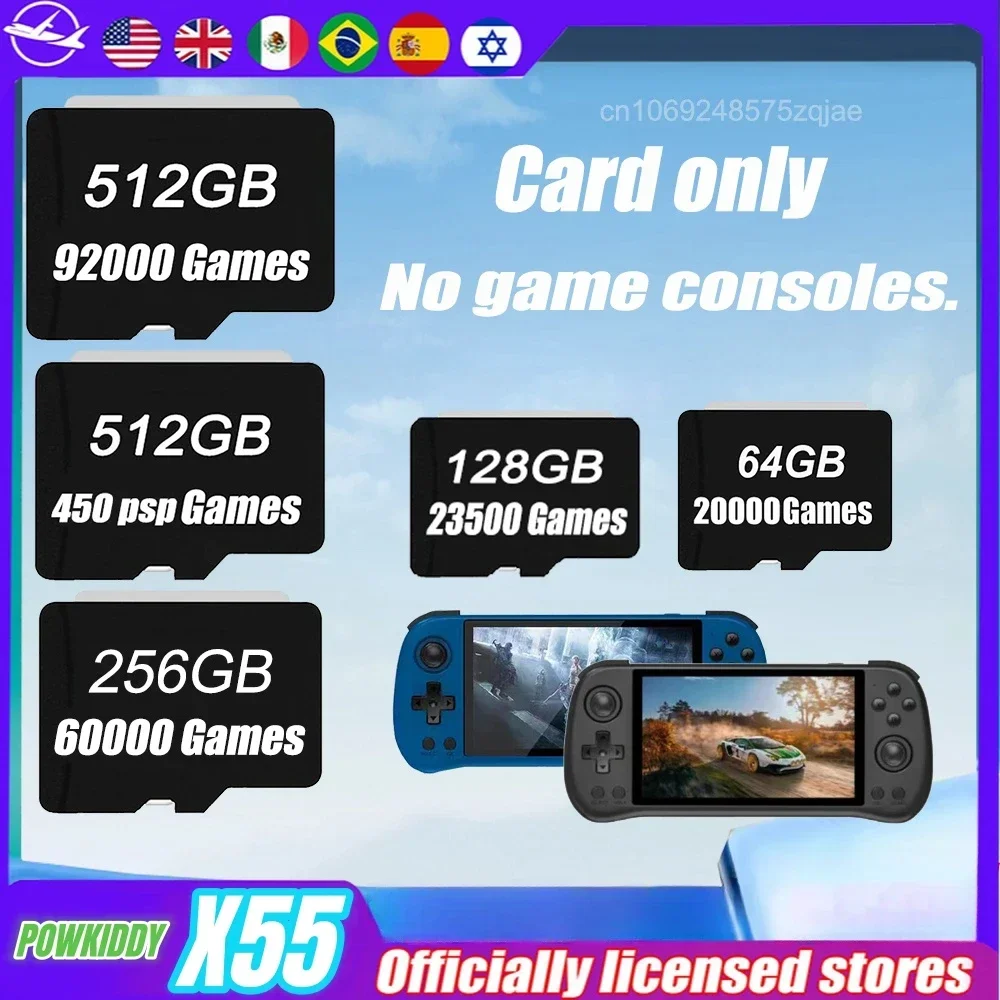 POWKIDDY X55 Retro przenośna k – Gaming Console X55 recenzja i cena