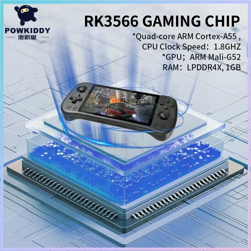 POWKIDDY X55 przenośna konsola – Gaming Console X55 recenzja i cena
