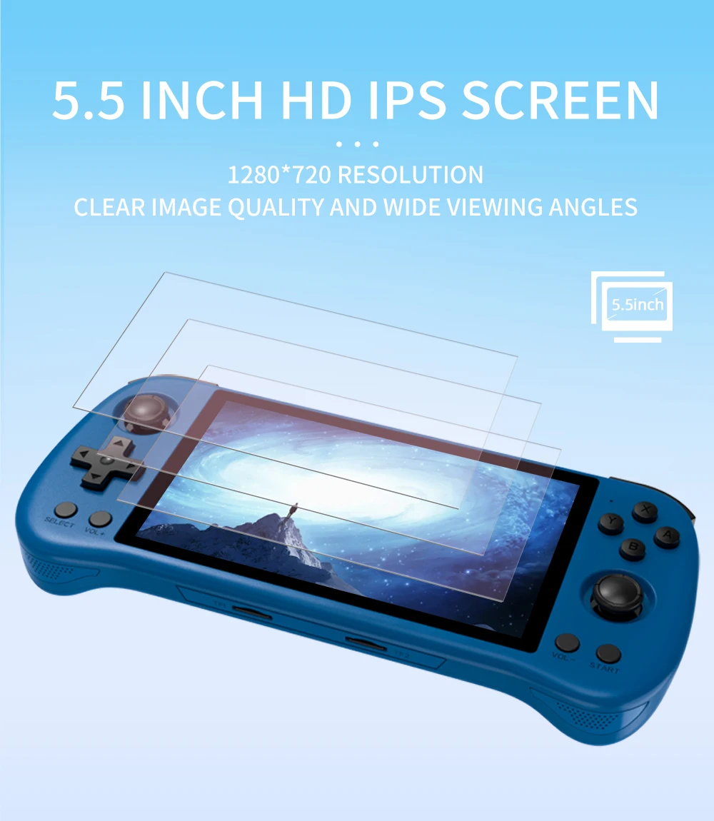 POWKIDDY X55 Retro przenośna k – Gaming Console X55 recenzja i cena