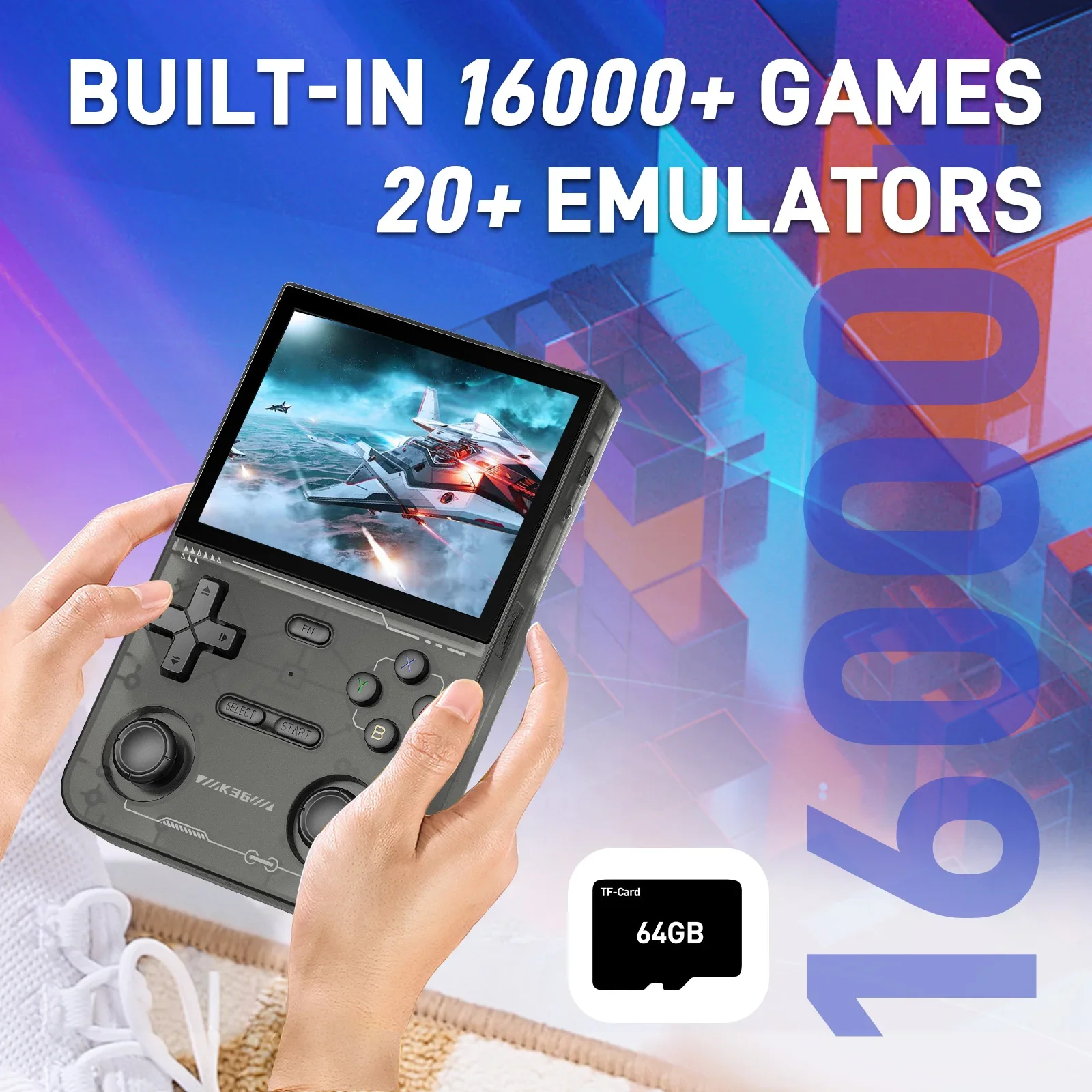 GAMINJA K36 3,5-calowy ekran I – Gaming Console K36 recenzja i cena