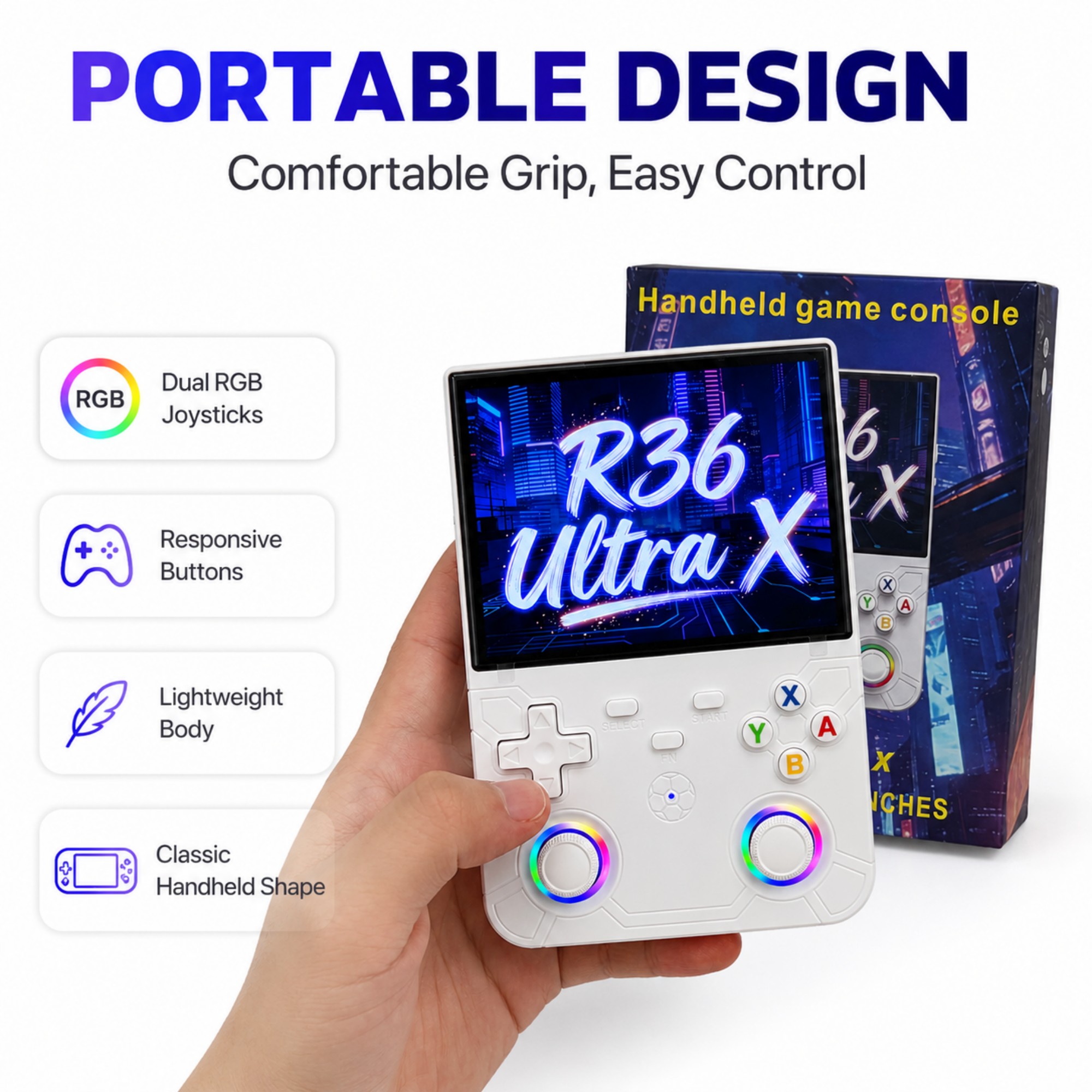 Retro konsola do gier przenośn – Gaming Console R36 Ultra recenzja i cena