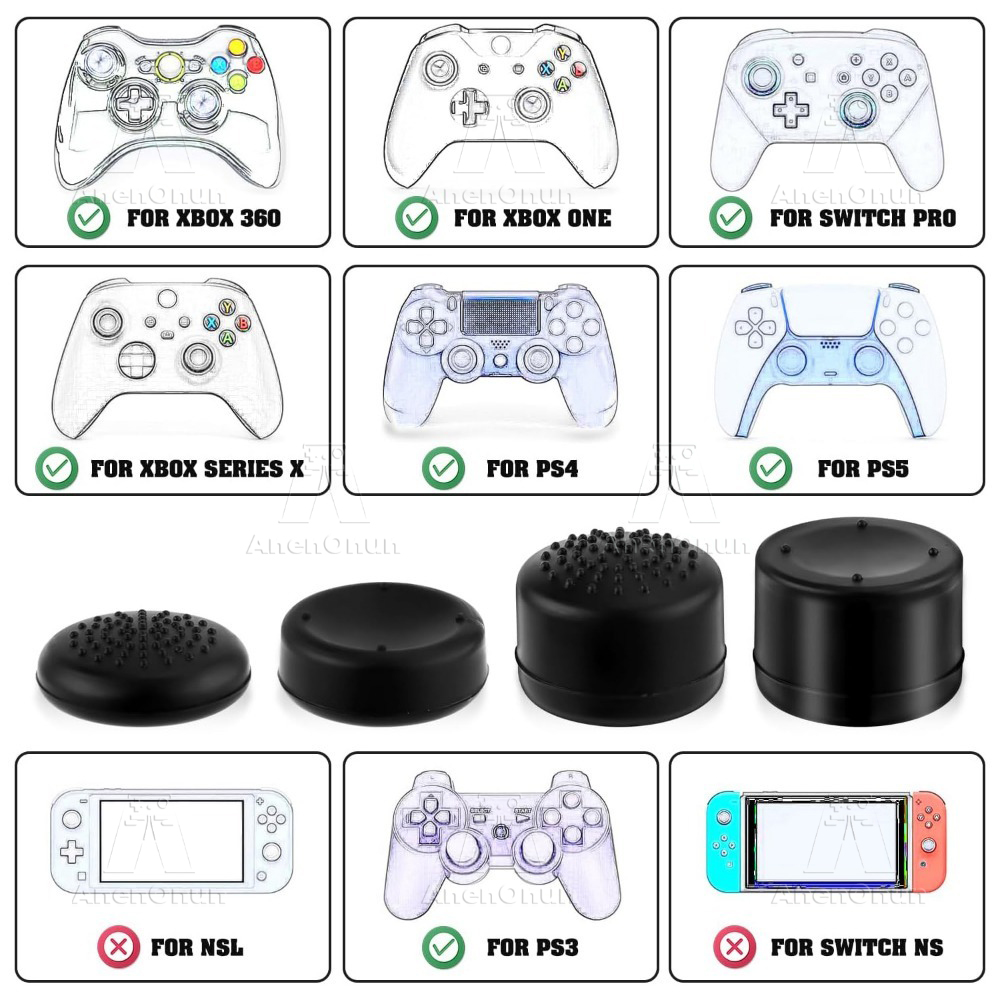 8 SZTUK nakładek na kciuk Nakł – Gaming Console Tv Stick recenzja i cena