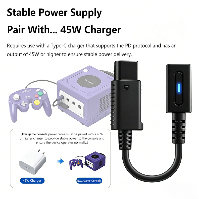 Kabel USB-C 12cm 45W PD do ład – Gaming Console Usb recenzja i cena